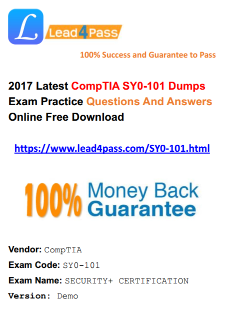 SY0-101 dumps