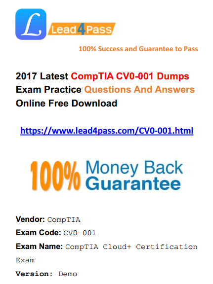 CV0-001 dumps