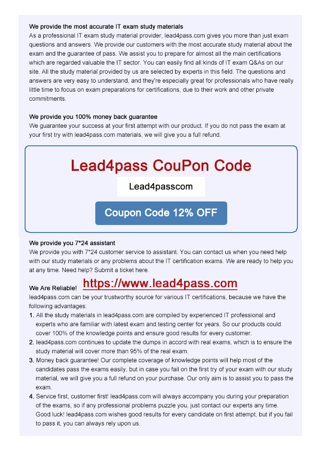 lead4pass 70-742 dumps