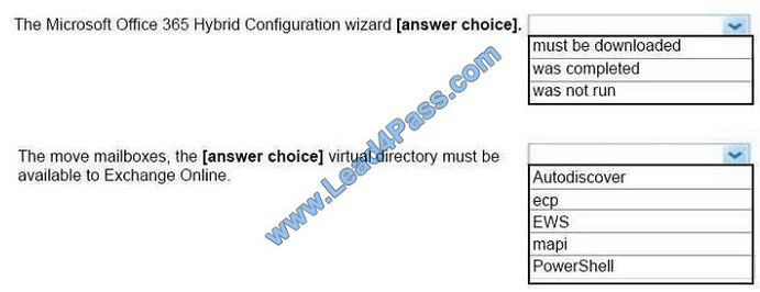 leads4pass ms-201 exam question q10-1