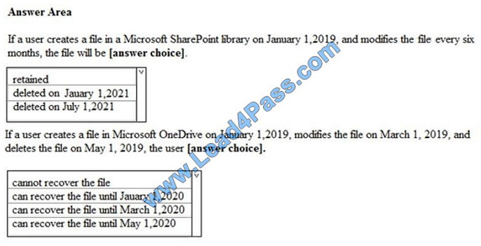 lead4pass ms-500 exam question q4-1
