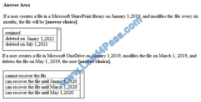 leads4pass ms-500 exam question q4-1