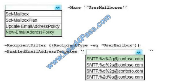 leads4pass ms-201 exam question q6-2