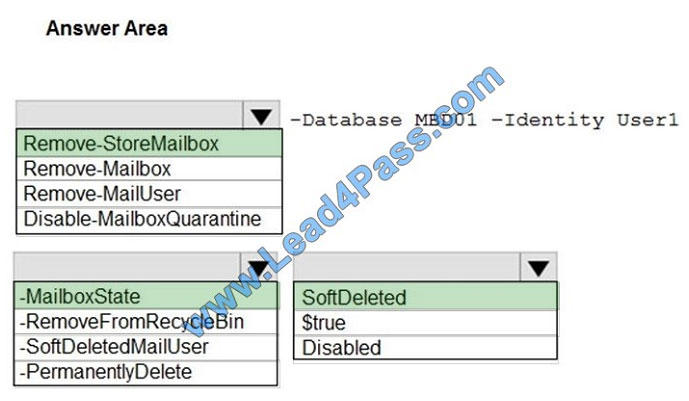 lead4pass ms-200 exam question q9-1